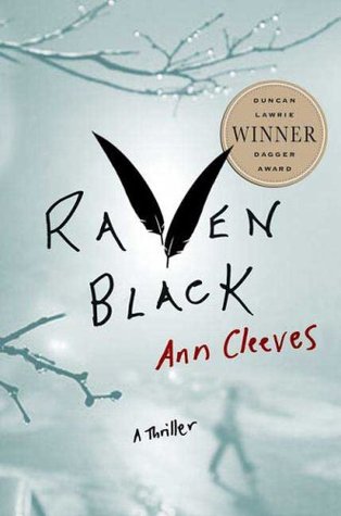 image of the book cover for "Raven Black" by Ann Cleeves